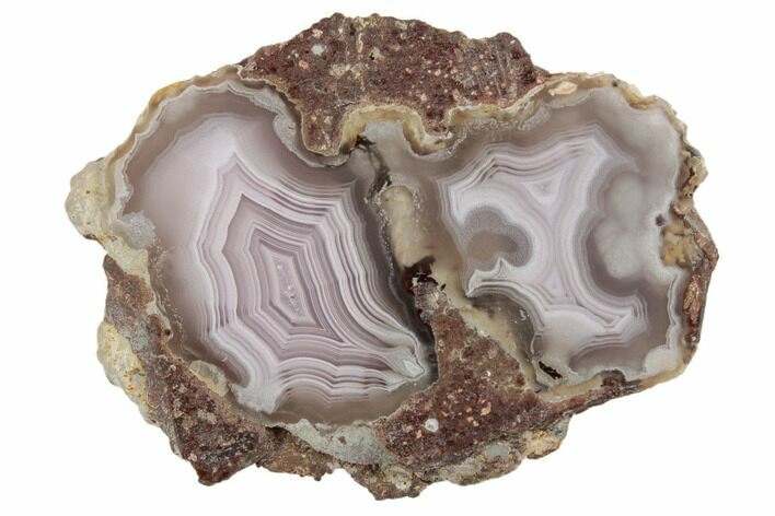 Polished Banded Laguna Agate - Mexico #192981